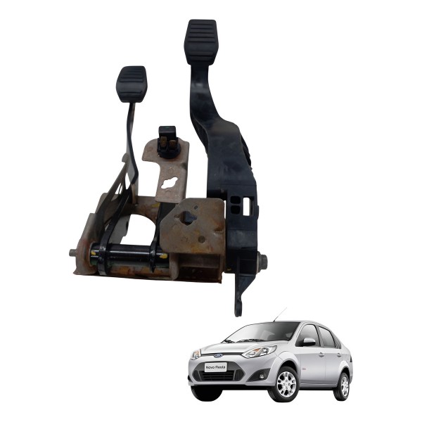 Pedaleira Pedal Freio Embreagem Ford Fiesta
