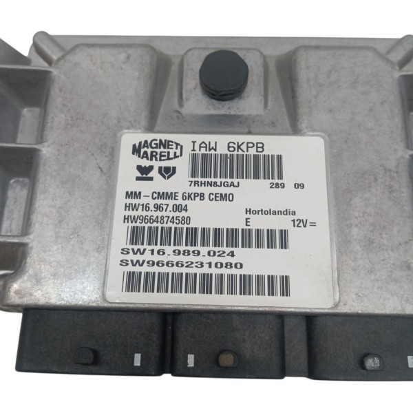 Kit Modulo Injeção Code Automatico Peugeot 307 2.0 2010 6kpb