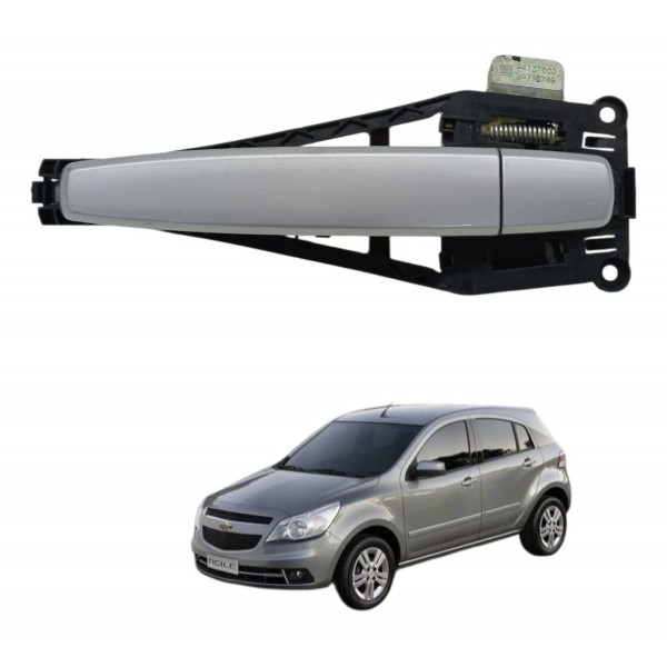 Maçaneta Externa Traseira Esquerda Chevrolet Agile 2010 2011 Traseira