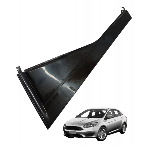 Moldura Externo Porta Traseiro Esquerdo Ford Focus 2002 Preto