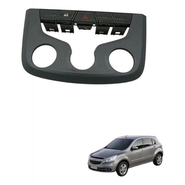 Moldura Comando Ar Condicionado Gm Agile Montana 2010 2011