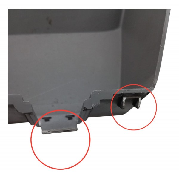 Moldura Console Central Porta Copos Gm Agile 2012 Detalhe Cinza