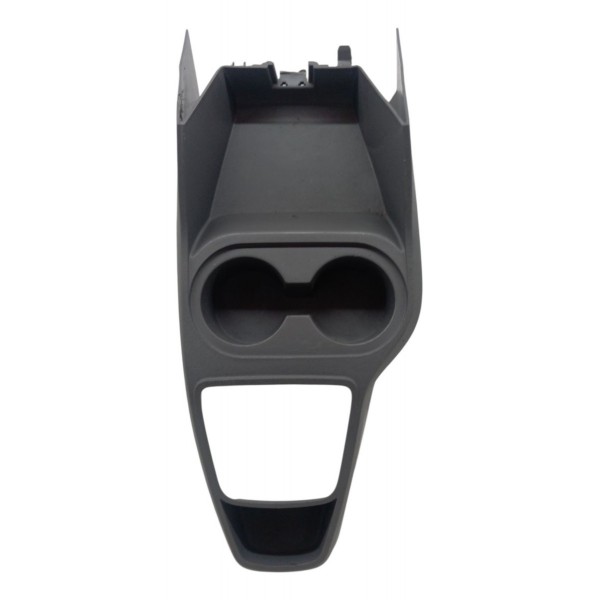 Moldura Console Central Porta Copos Gm Agile 2012 Detalhe Cinza