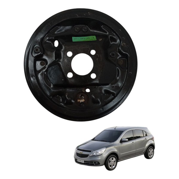 Sapata Espelho Freio Chevrolet Agile 1.4 2010 2011 2012 2013