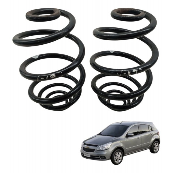 Par Molas Traseiras Chevrolet Chevrolet Agile 2010 2011 2012
