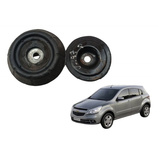 Kit Coxim Amortecedor Dianteiro Chevrolet Agile 2010 2011