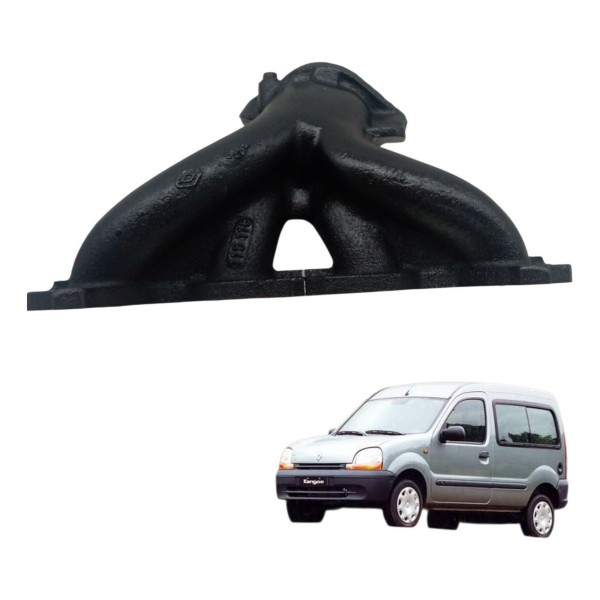 Coletor Escape Renault Kangoo 1.0 16v  2003 2004 2005 2006