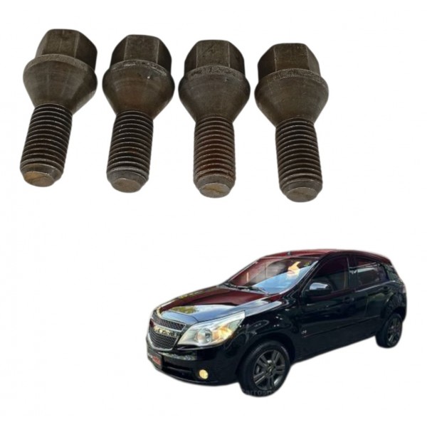 Kit Parafuso Roda 4 Parafusos Chevrolet Agile 1.4 2010