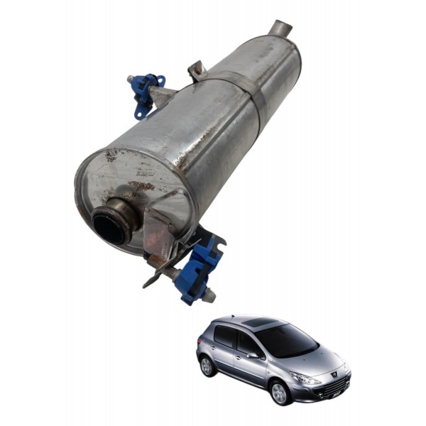 Escapamento Silencioso Peugeot 307 2.0 2008 2009 2010