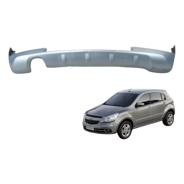 Spoiler Parachoque Traseiro Chevrolet Agile 2010 Detalhe