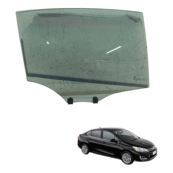 Vidro Porta Traseiro Direito Citroen C4 Lounge 4p 2014 2015