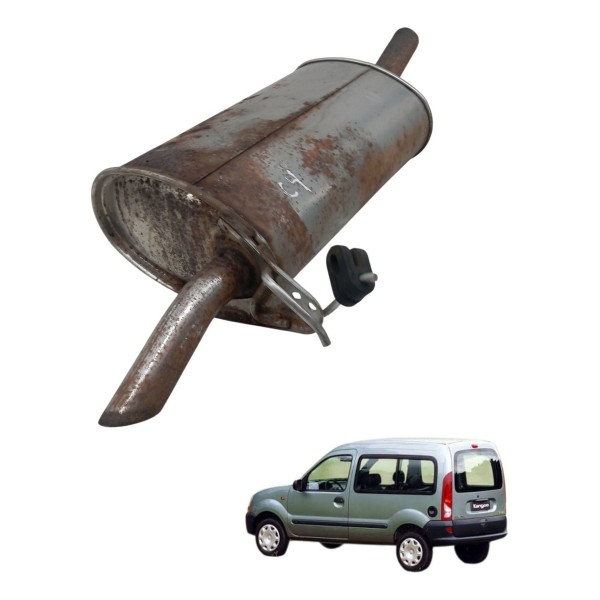 Escapamento Silencioso Renault Kangoo 1.0 2003 2004 2005
