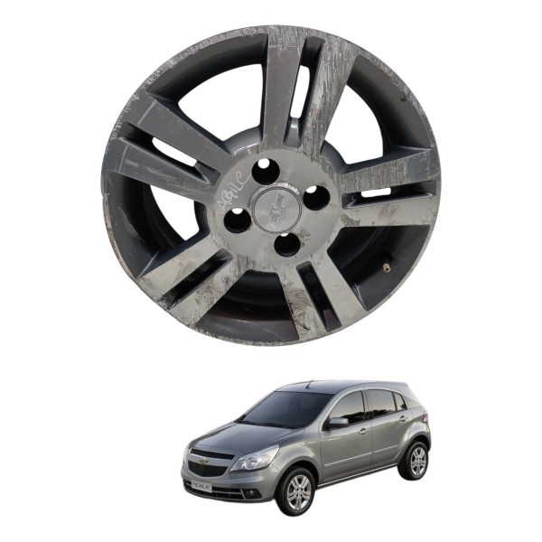 Roda Avulsa Aro 14 Original Gm Agile Meriva 2009 Detalhe
