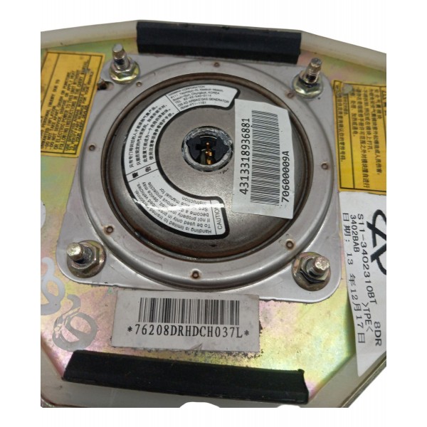 Bolsa Airbag Volante Chery Qq 1.0 2011 2012 2013 2014 2015