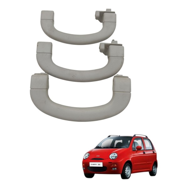 Kit Alça Teto Pqp Fiat Argo 1.0 2015 2016 2017 2018 2019