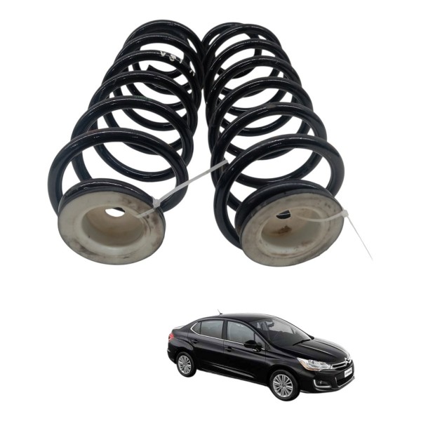 Par Molas Traseira Citroen C4 Lounge 1.6 2014 2015 2016 2017