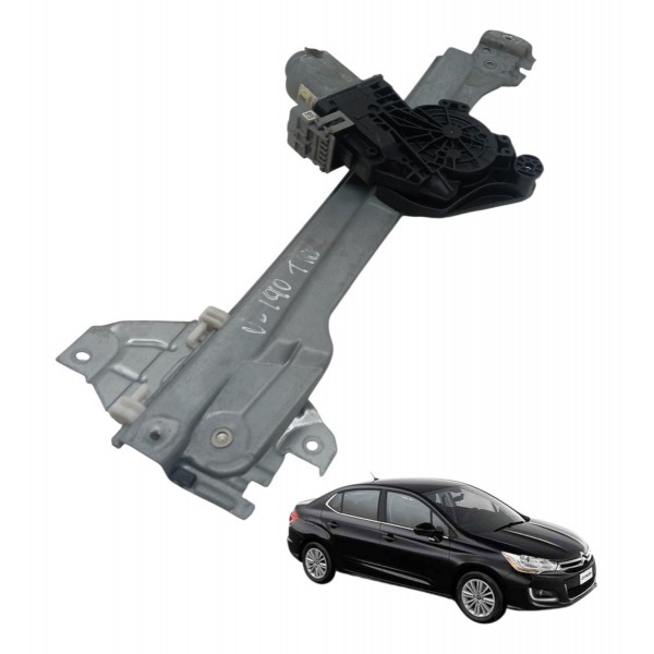 Maquina Vidro Traseiro Direito Citroen C4 Lounge 2015 2016