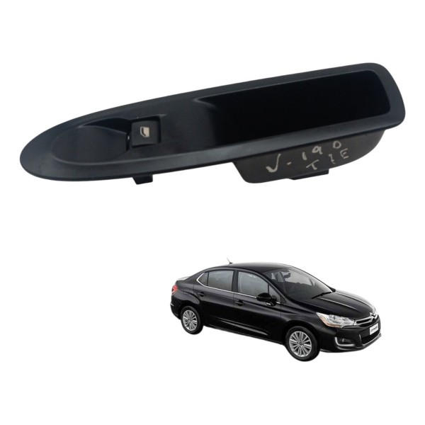 Botao Vidro Traseiro Esquerdo Citroen C4 Lounge 2015 2016