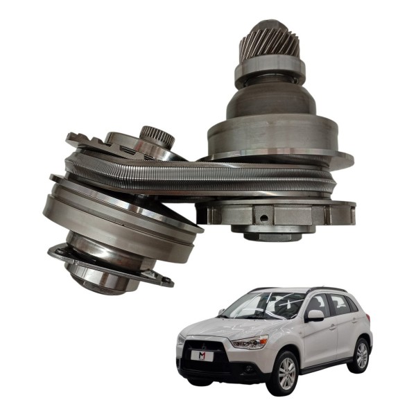 Kit Correia Polia Tramissão Cambio Mitsubishi 4x4 Asx 2.0