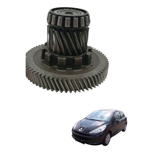 Coroa Pinhão Câmbio Al4 Automático Peugeot 207 C4 2.0 2010