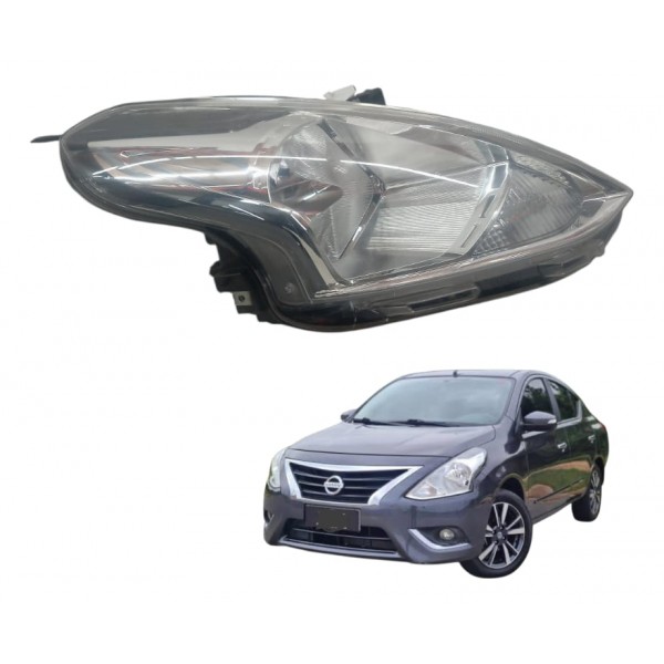 Farol Principal Direita Nissan Versa 1.6 2016 2017 2018 2019 Direito/passageiro