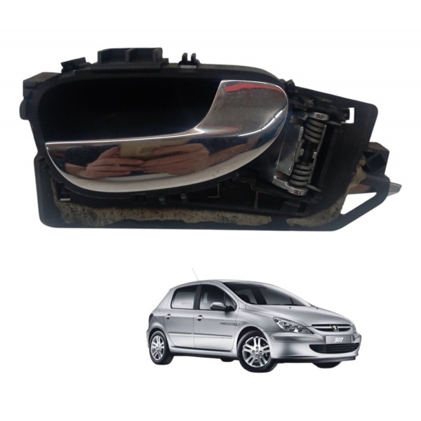 Maçaneta Interna Dianteira Direita Peugeot 307 2008 2009 Dianteira