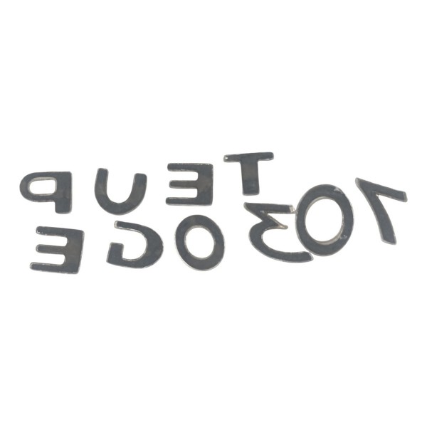 Kit Emblema Tampa Traseira Peugeot 307 2.0 2008 2009 2010