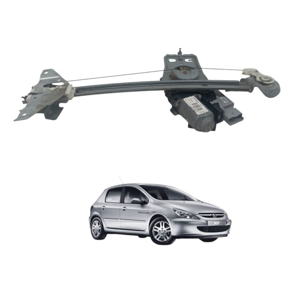 Maquina Vidro Traseira Direita Peugeot 307 2010 2011 2012