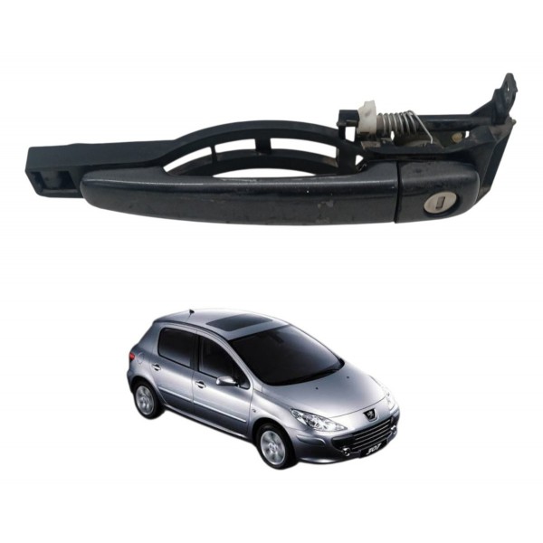 Maçaneta Externa Dianteira Esquerda Peugeot 307 2010 2011 Dianteira