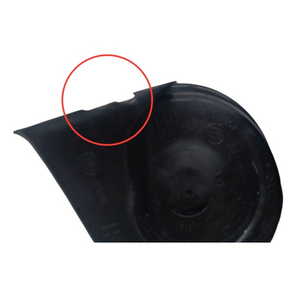 Buzina Caracol Dupla Suporte Peugeot 307 2010 Detalhe