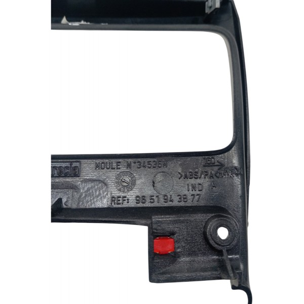 Moldura Central Inferior Painel Peugeot 307 2007 2008 2009