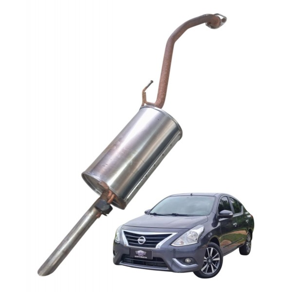 Escapamento Silencioso Nissan Versa 1.6 2017 2018 2019