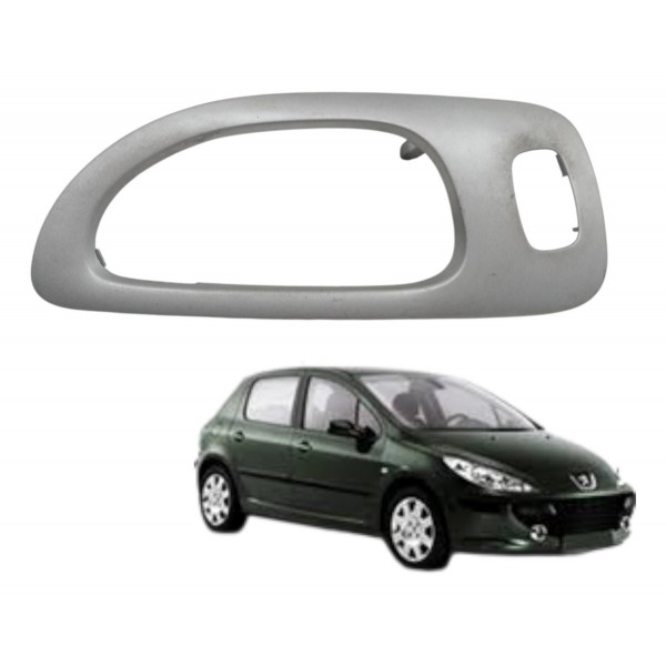 Moldura Maçaneta Traseira Direita Peugeot 307 2006 2007 2008 Traseira