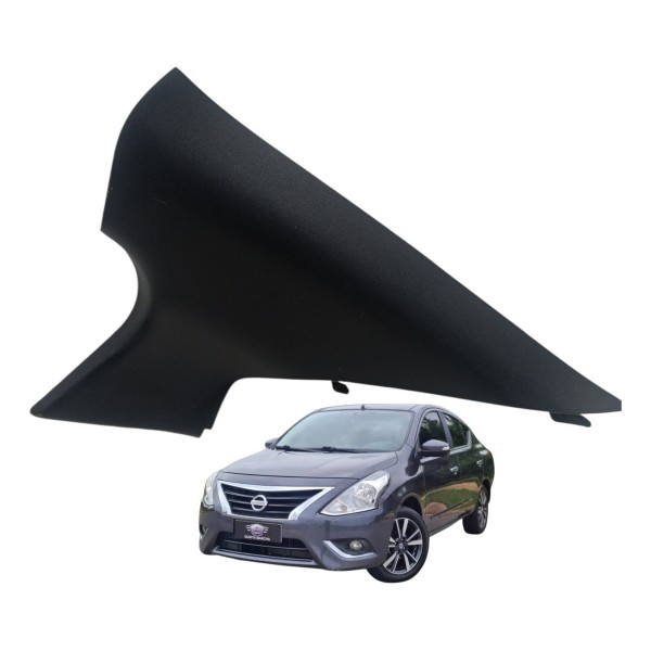 Acabamento Coluna Traseira Direita Nissan Versa 2019 Detalhe