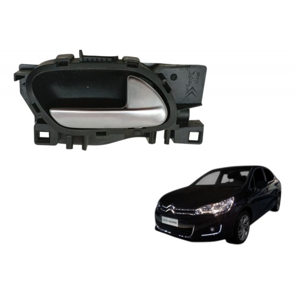 Maçaneta Interna Traseira Direita Citroen C4 Lounge 2015 Traseira