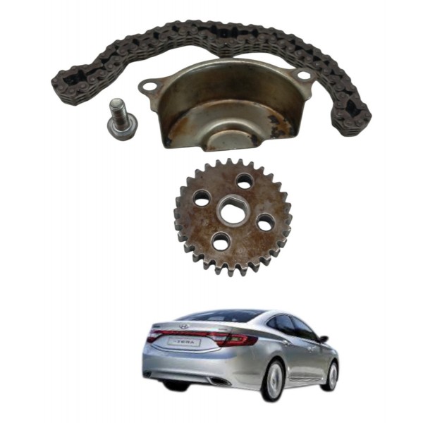 Engrenagem Corrente Protetor Bomba Oleo Hyundai Azera 3.0 V6