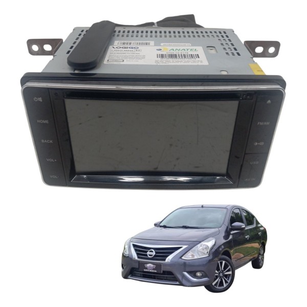 Central Multimidia Nissan Versa 1.6 2014 2015 2016 2017 2018