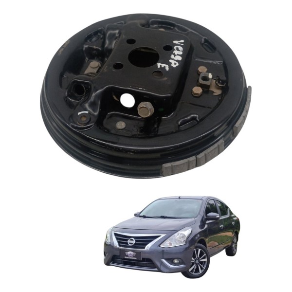 Sapata Espelho Freio Traseiro Esquerdo Nissan Versa 2019