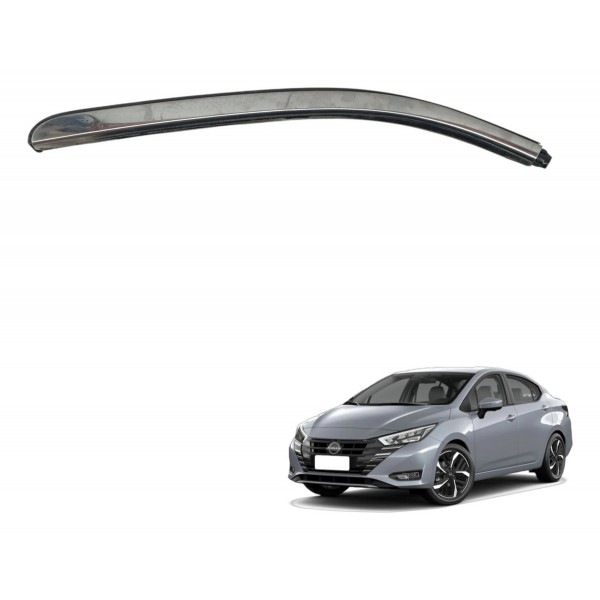 Friso Pestana Porta Traseira Esquerdo Nissan Versa 2018 2019