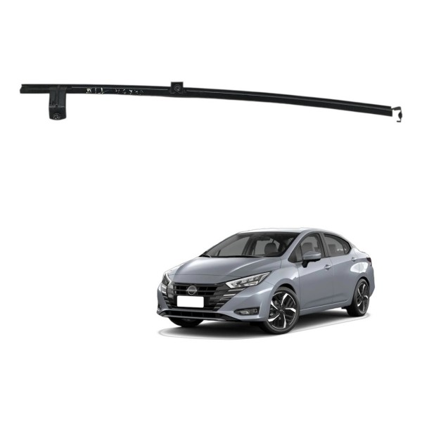 Guia Canaleta Vidro Traseiro Esquerda Nissan Versa 2018 2019