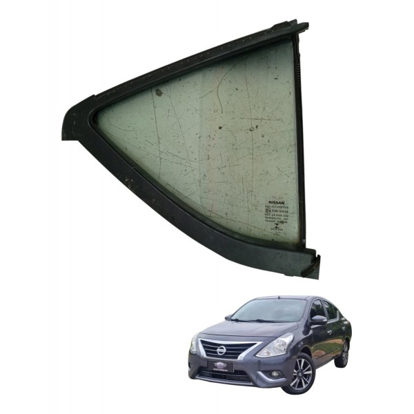Vidro Fixo Traseiro Direito Nissan Versa 1.6 2017 2018 2019