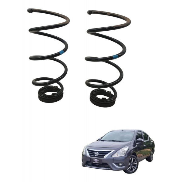 Par Molas Traseiras Nissan Versa 1.6 2016 2017 2018 2019