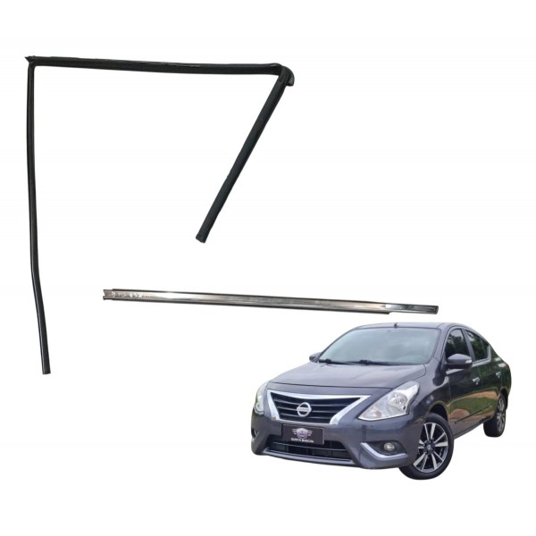 Kit Canaleta Traseiro Esquerda Nissan Versa 1.6 2017 2018