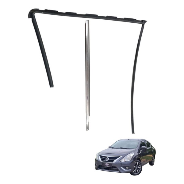 Kit Canaleta Traseiro Direita Nissan Versa 1.6 2017 2018