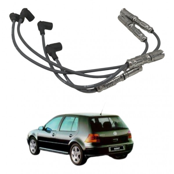 Jogo Cabo Velas Volkswagen Golf 2.0 2001 2002 2003 2004