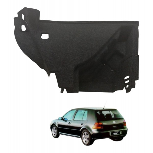 Forro Esquerdo Porta Malas Volkswagen Golf 2001 2002 2003