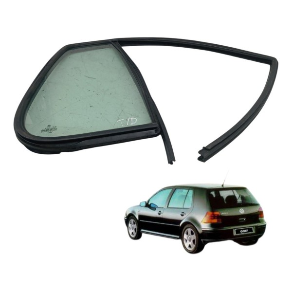 Vidro Fixo Traseiro Direito Volkswagen Golf 2.0 2001 2002
