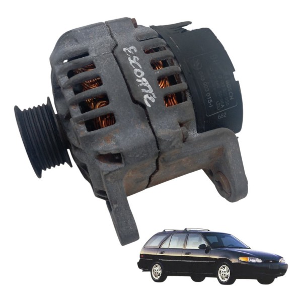 Alternador Ford Escort 1.8 16v 1997 1998 1999 2000 Detalhe