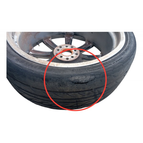 Jogo Roda Pneu 235/35r19 Delinte Thunder Golf 2001 Detalhe