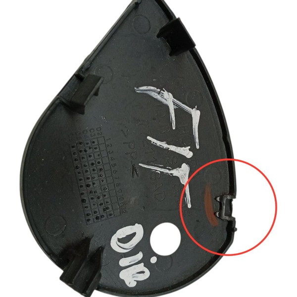 Moldura Tampa Lateral Direita Painel Honda Fit 2006 Detalhe